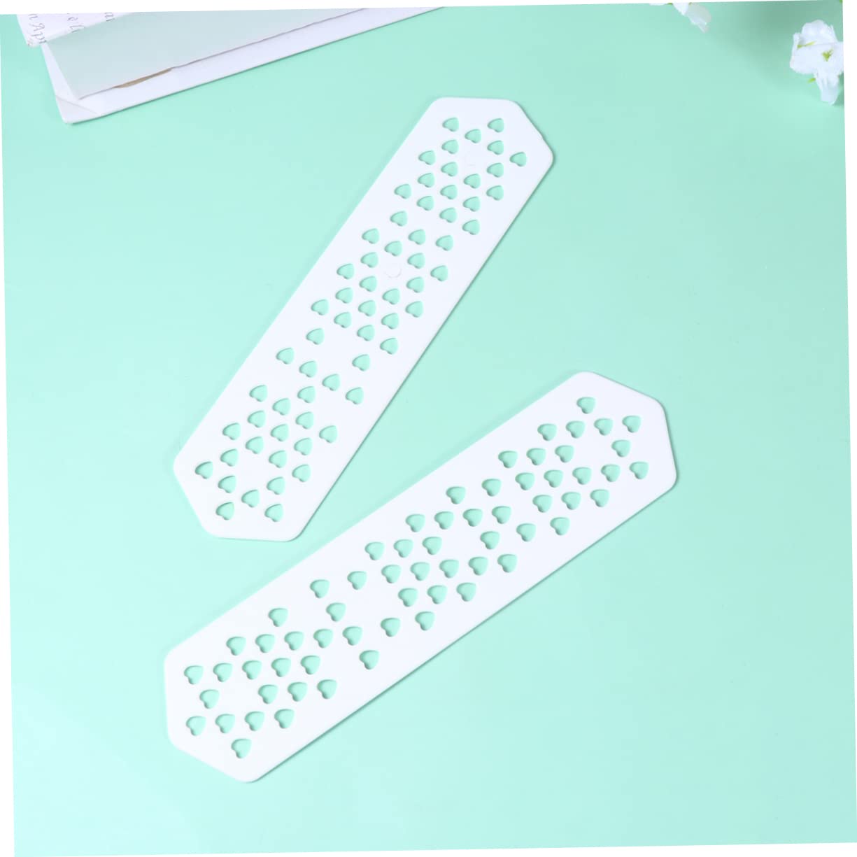 IWOWHERO Hairstylist Present 10pcs Heatproof Perm Plates for Salon Heat-blocking Barbers Tools Durable Material Color