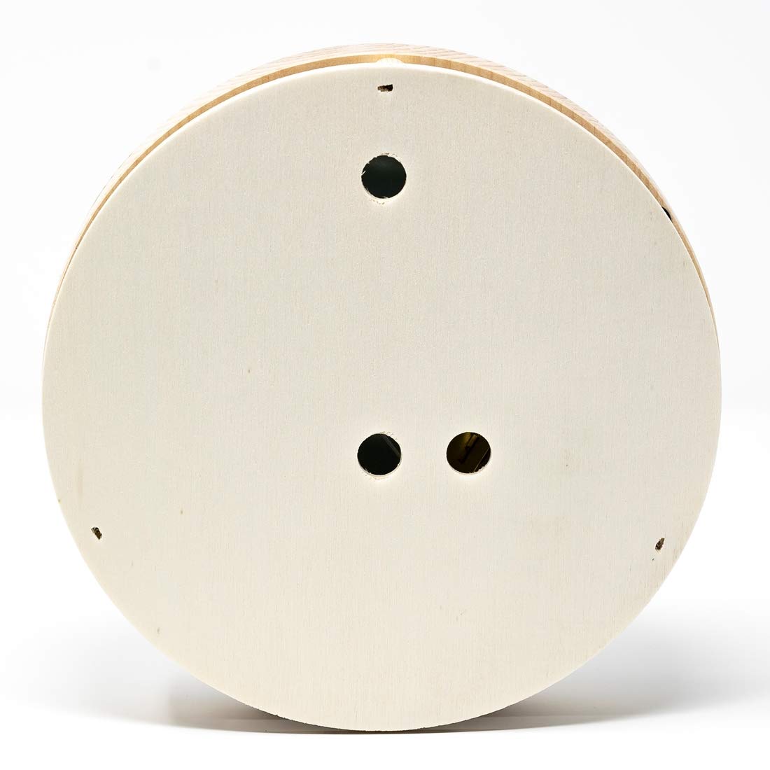 Fischer 1222-09 Igrometro per umidità interna con termometro, in legno di pino, diametro 155 mm, umidità relativa da 30 a 100% HR, temperatura da 10 a 40 °C