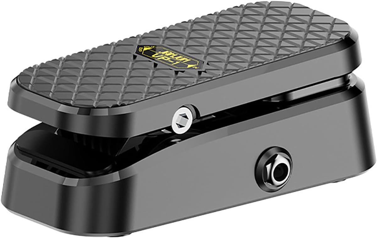 Volume & Expression Pedal – Passive Stereo Pedal with Mute Function, Non-Slip Design, No Power Required, Precision Control for Guitar, Bass, Keyboard, Synth & Multi-Effects – Black