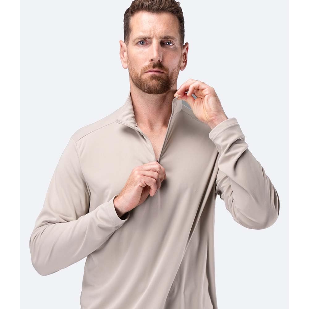 Zhik Rash Guard A Maniche Lunghe Uvactive 1/4 Zip S