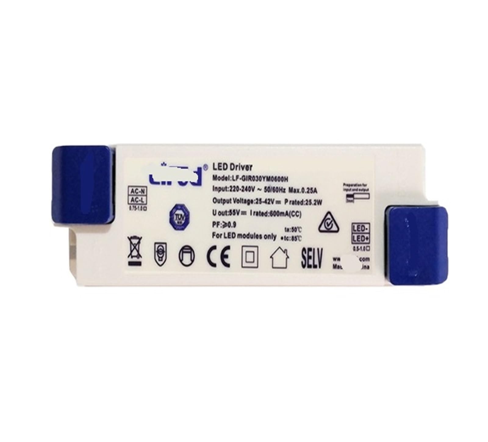 PWANUIGTE LED Driver Power Supply lamp Bead Spotlight Downlight Ballast YM-DC25-42V-1200MA-50.4W YM-DC25-42V-1300MA-54.6W YM-DC25-42V-1400MA-58.8W(YM-DC25-42V-600MA-25.2W)