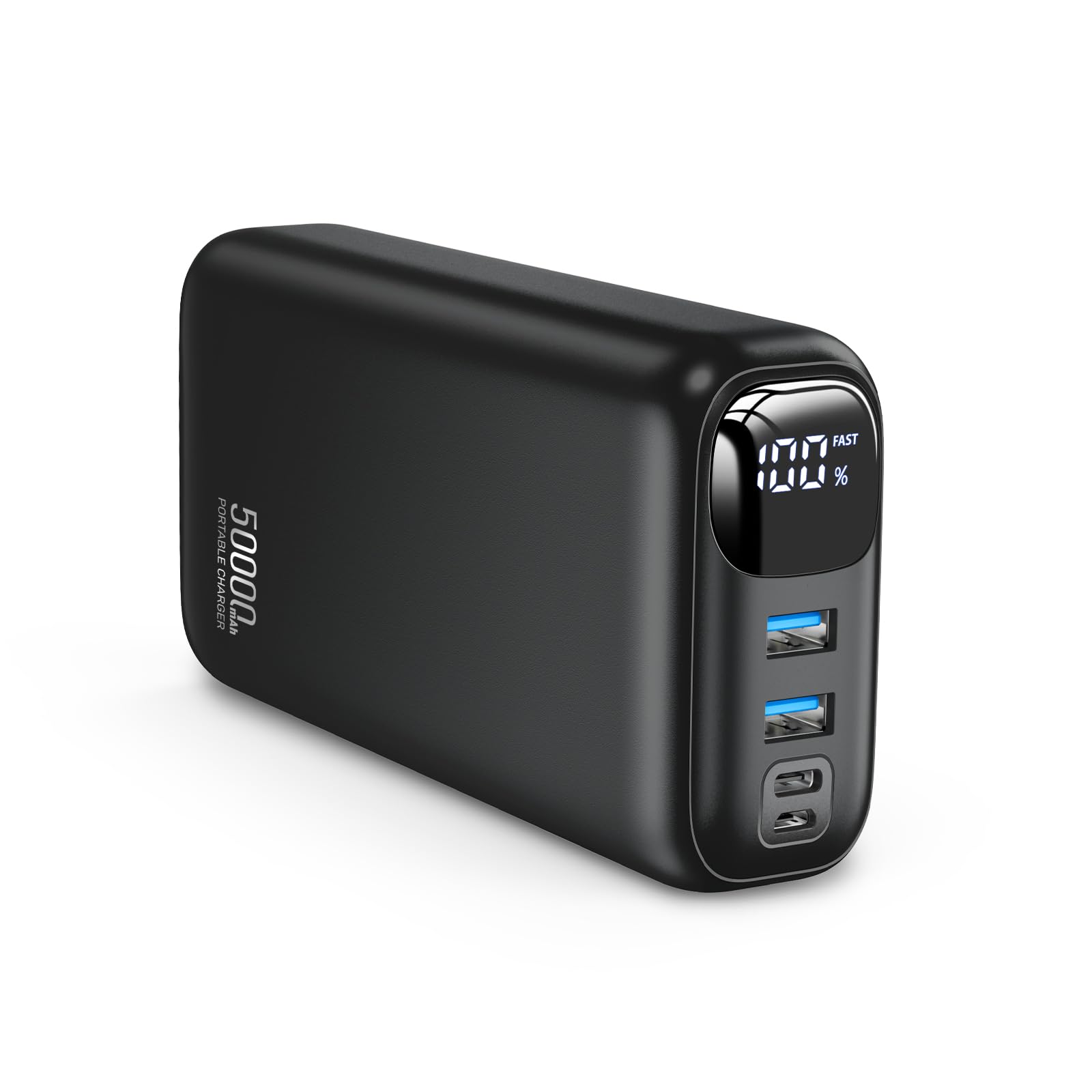 Portable Charger 50000mAh Power Bank - 22.5W Fast Charging External Battery Pack, LED Display USB-C Portable Cell Phone Charger for iPhone 16/15/14/13 Pro, Android, Samsung Galaxy, Etc