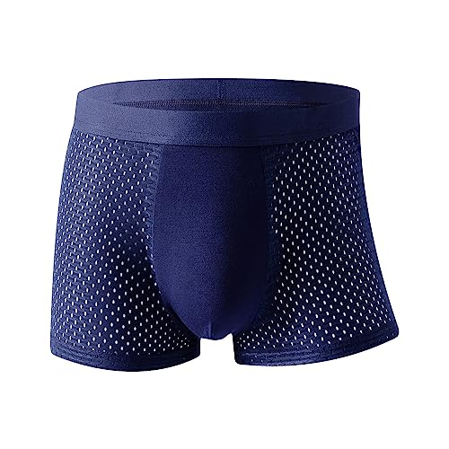 Calzoncillos tipo bóxer para hombre, talla grande, con correa de suspensorio, reforzadores de bultos, para deportes, entrenamiento de verano, cómodos, ropa interior de algodón, calzoncillos tipo bóxer