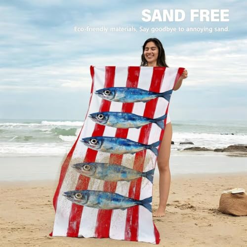 Drap de plage et serviette piscine absorbante microfibre grande taille - 4