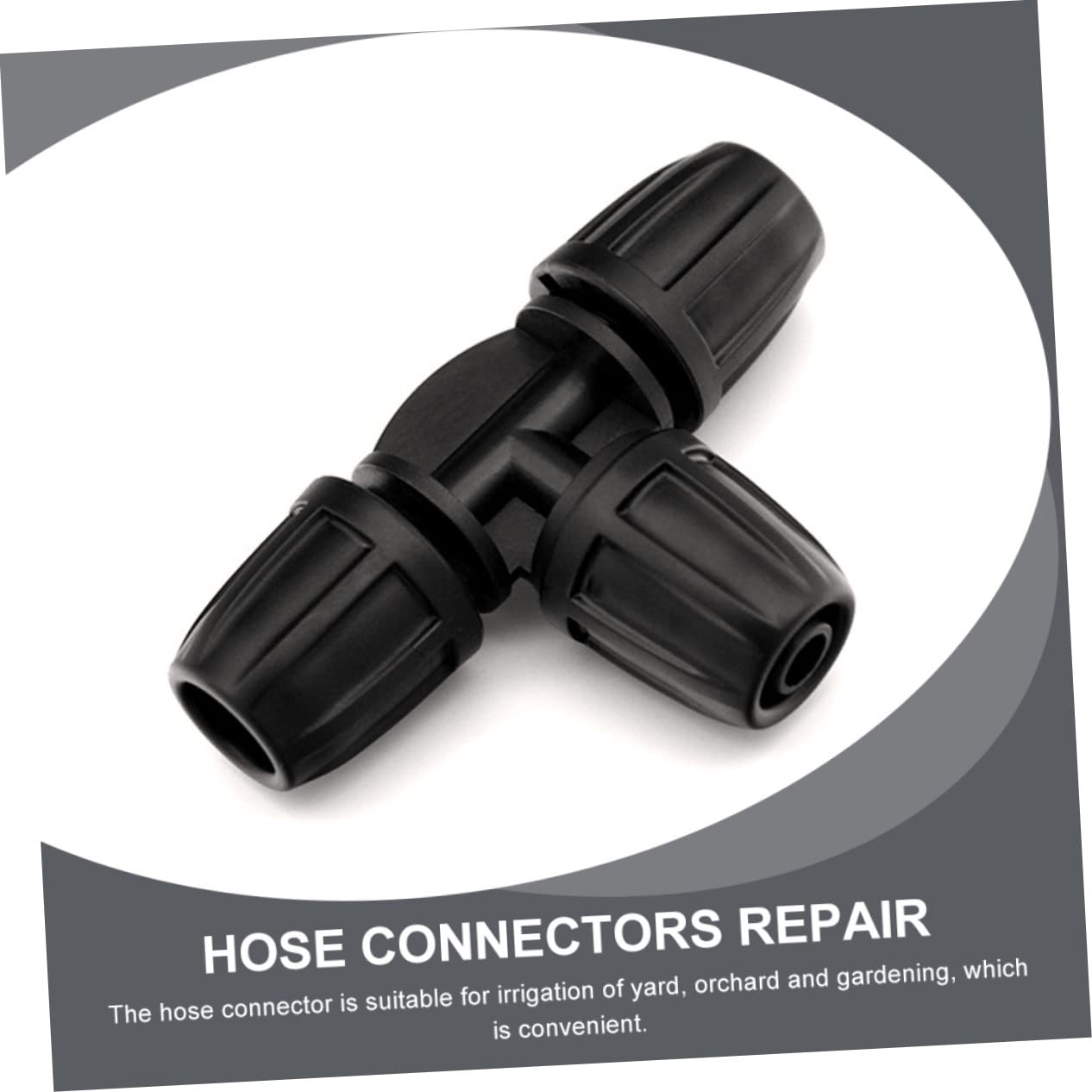 Connettore a T, 100 pezzi irrigazione a goccia raccordo a T tubo flessibile ugello a goccia kit irrigazione a goccia adattatore for irrigazione T spinato tubo for irrigazione da giardino