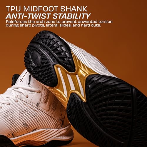 Image of Nivia Stormbreaker Basketball Shoes for Men, Spacer Mesh TPU Upper, TPU Shank Stability and Herringbone Rubber Outsole for Indoor and Outdoor Court Play