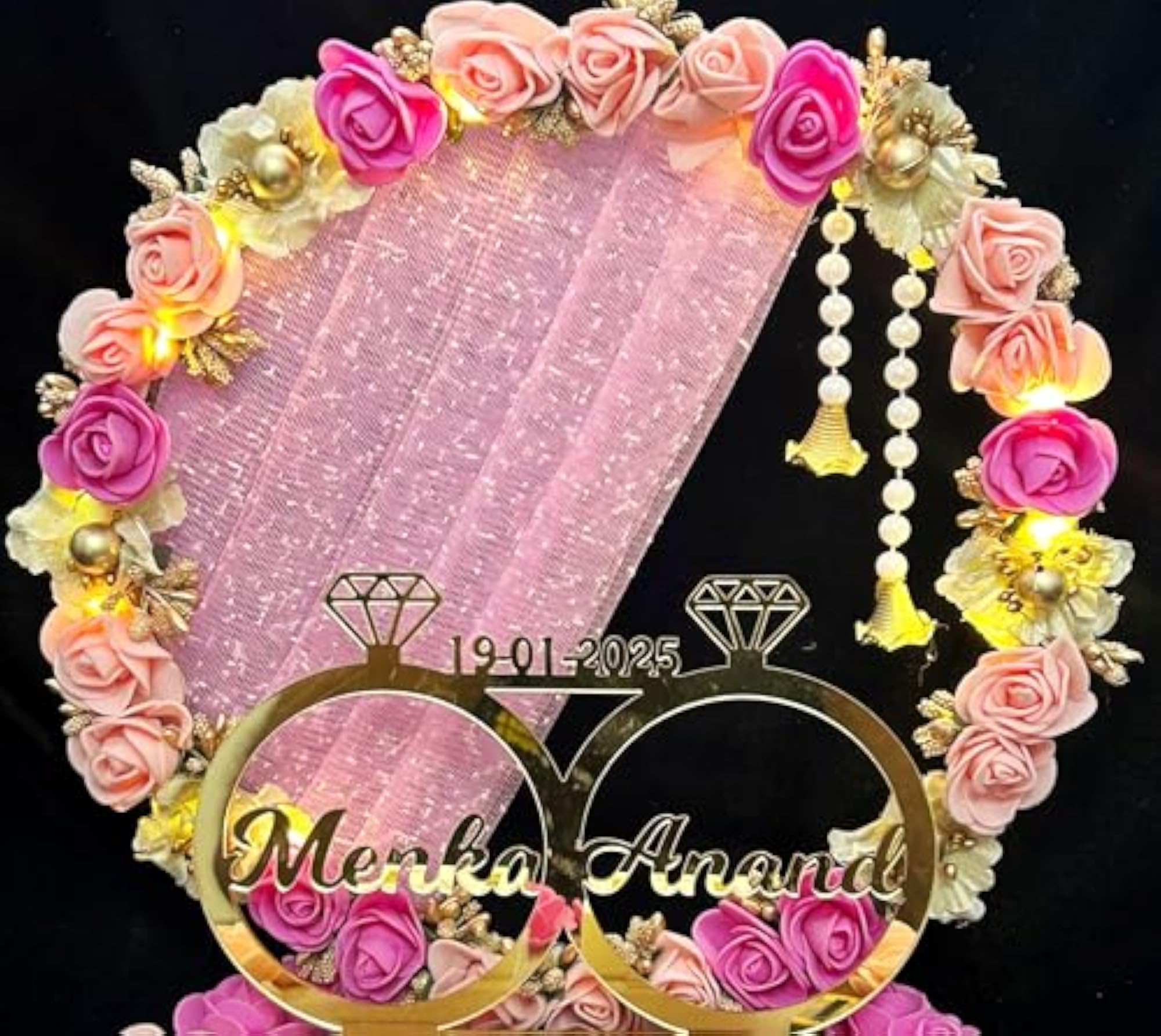 Personalized Decorative Engagement Ring Platter