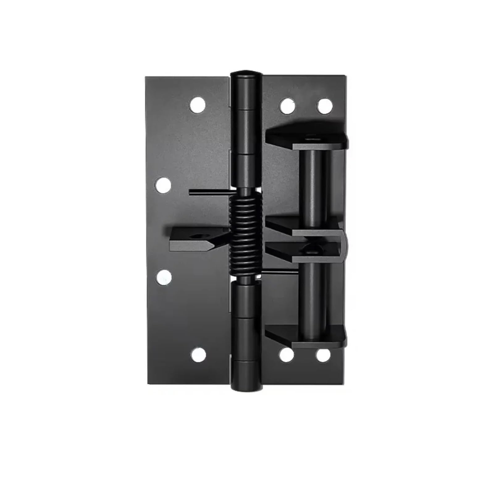 Door Closer, 90 Degree Door Closer Right Angle Self-Closing Automatic Closing Hinge Positioning Noise Reduction Invisible Spring,Commercial & Home Use(Black)