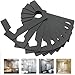 safycaby 10 PCS Shower Door Hinge Shims Glass Shower Door Hinge Gaskets Anti-Slip Gasket Glass Hinge Replacement Kit Black (Black)