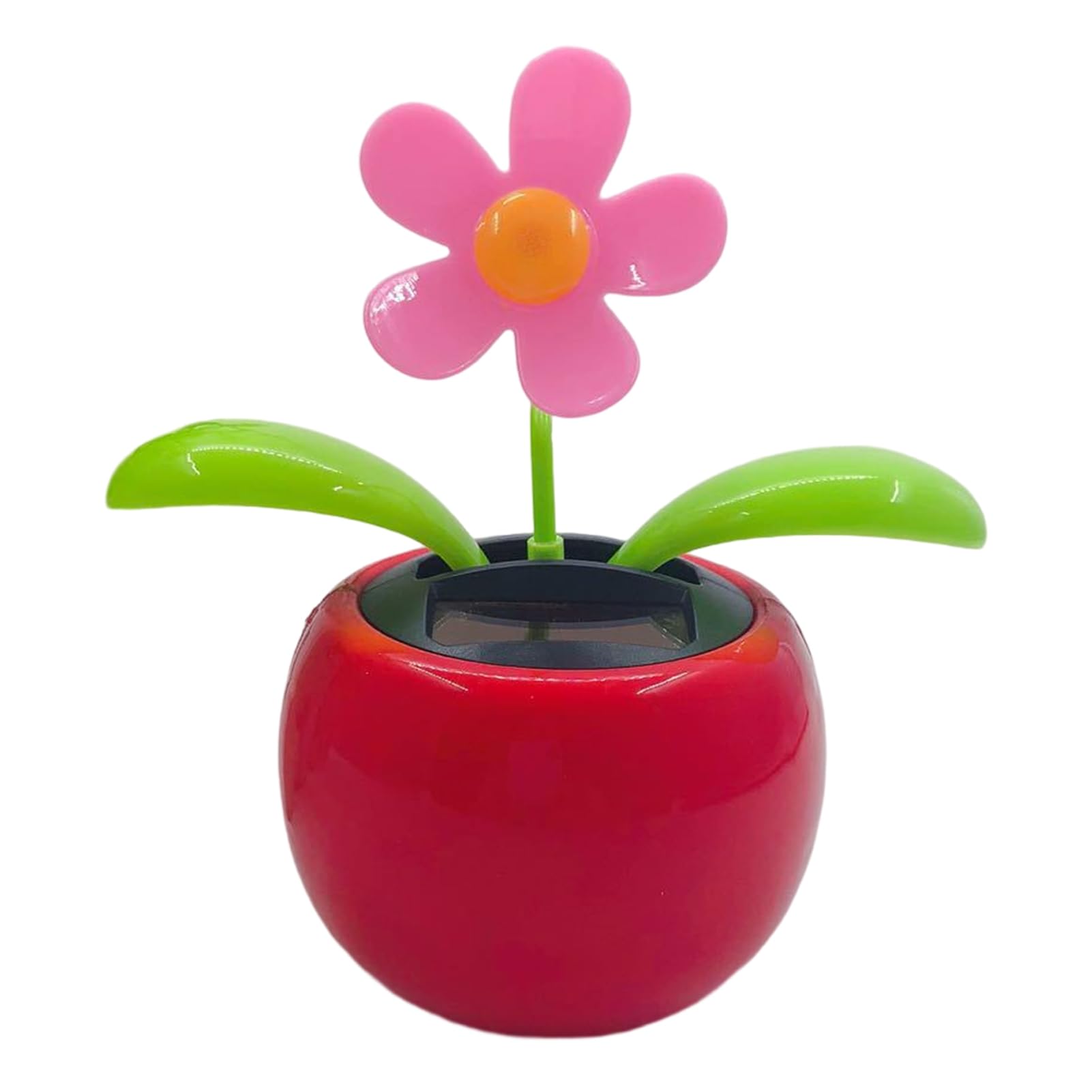 Ulafbwur A Vehicle Ornament Car Ornament Funny Solar Powered Cartoon Vibrant Ornamental Decoration Gifts Utomobile Dashboard Dancing Flower Swinging Toy For Car Dashboard Ornament
