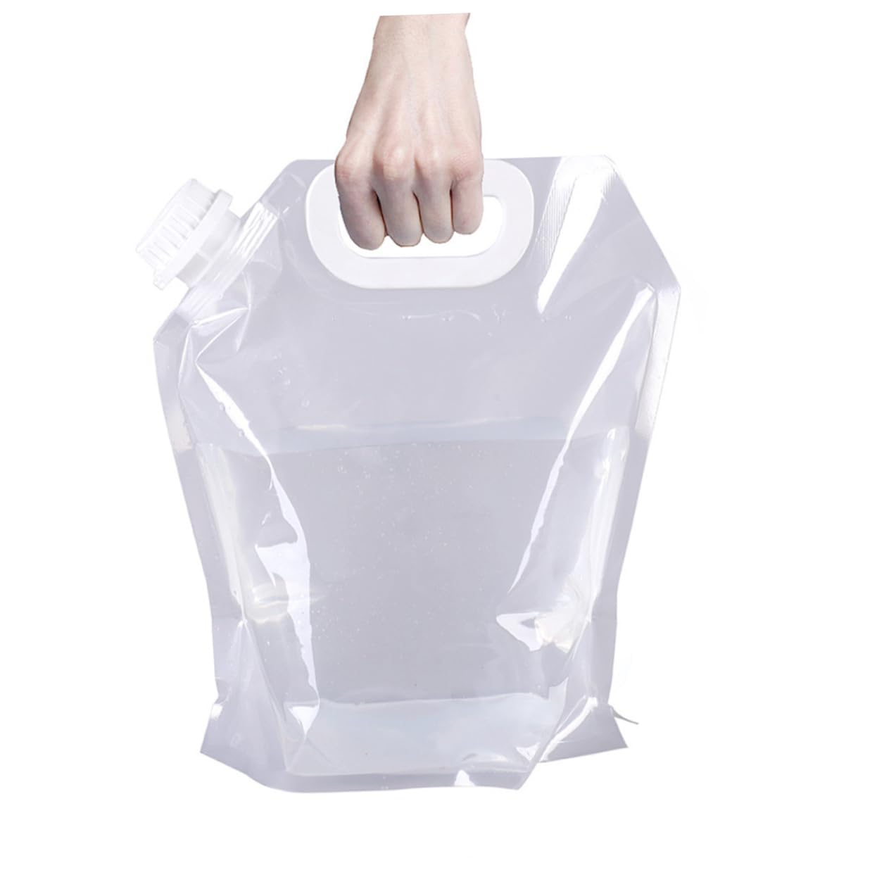 Gogogmee 5l Large Capacity Foldable Water Container Portable Outdoor Storage Bag for Hiking Camping Travel