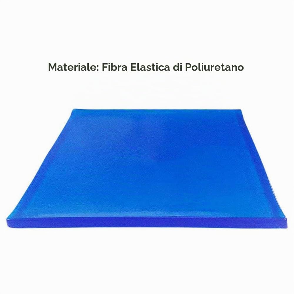 POFET Cuscino per sella della moto in gel confortevole e assorbente agli urti - Accessori - Cuscino per sella della moto (25 x 25 x 2 cm) - Blu