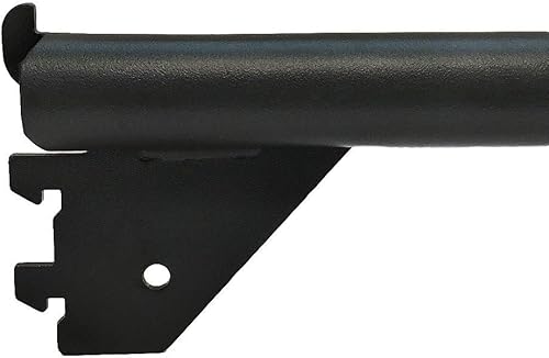 Miniatura 5 de DBM IMPORTS Soporte de estante Hangrail de 2 piezas de 12.0in, color negro mate