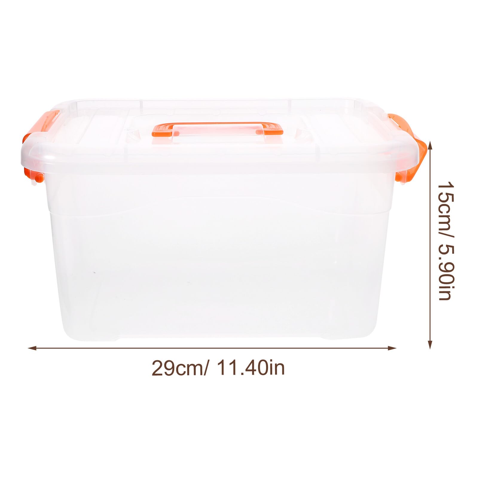 Cajas de Almacenamiento 3l 6 Piezas Tapa y Asa Pp Abs