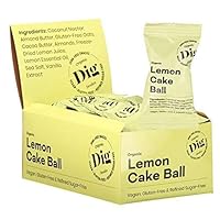 Dig Bio-Zitronenkuchen-Kugel – Vegan, Glutenfrei, 12 x 30g