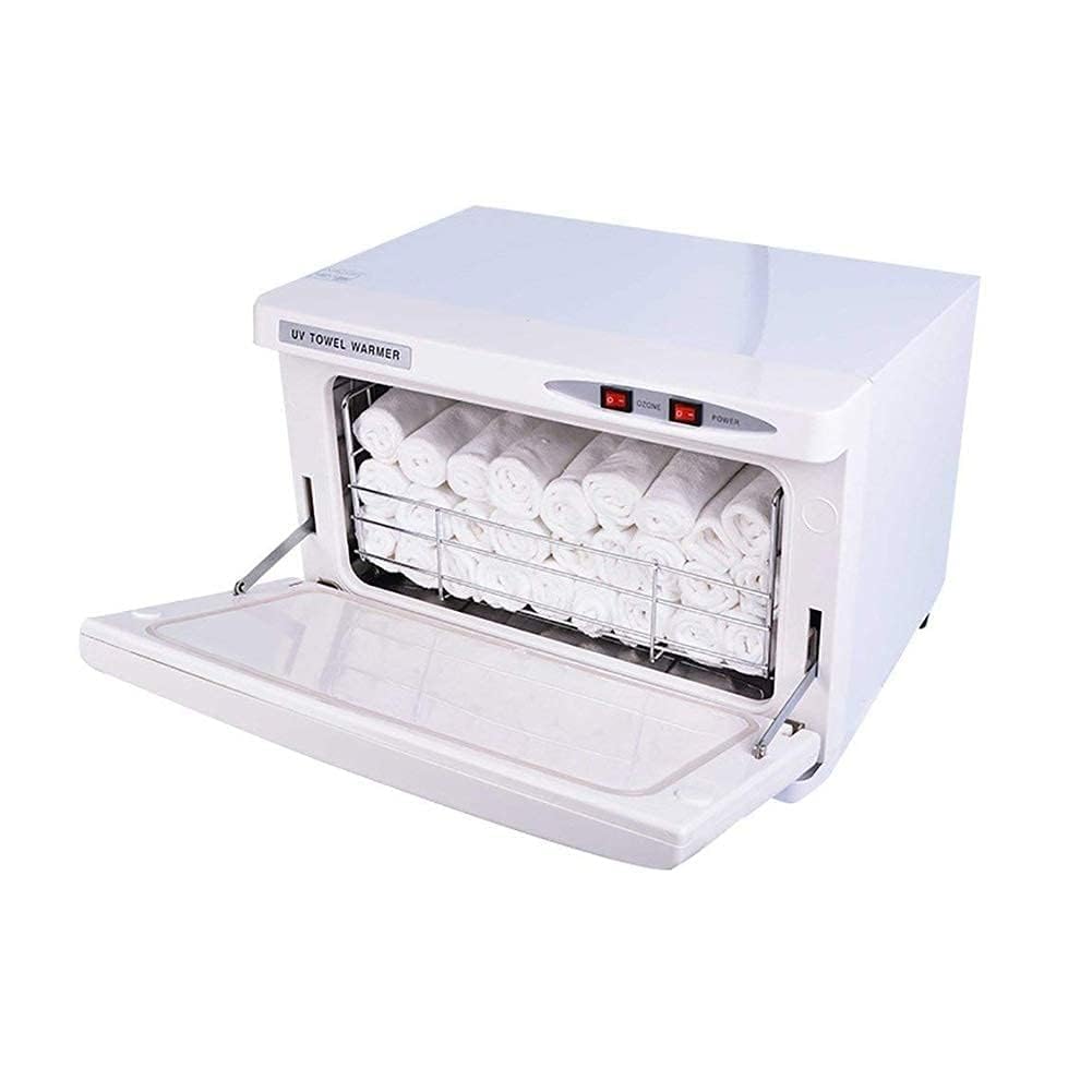 Scaldasalviette professionale e sterilizzatore, capacità 30 l, con disinfezione UV e ozono per spa e salone di bellezza