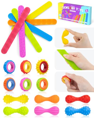 Lot de 18 jouets sensoriels pour l'anxiété, le TDAH