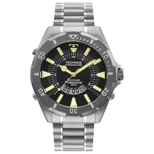 Relógio Technos Masculino Skydiver Wt2050ao/1h Titanium