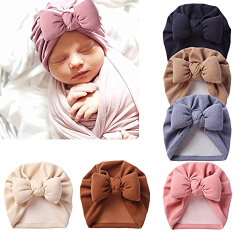Image of Newborn Baby Cotton Cloth Turban Toddler Rabbit Hospital Hat Ear Hat Kids Set Baby Cap (MN201)
