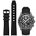 Produktbild BONACE Armband für Omega X Swatch 20 mm Uhr - Gebogenes Silikonarmband, Kompatibel mit Moonswatch Speedmaster, Keine Lücken, für Herren und Damen