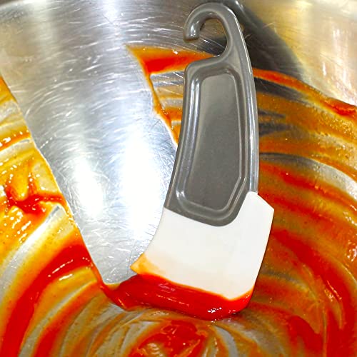 Image of Flexible Silicone Cleaning Scrapers, Pots & Pans Scrapers, Dish Scraping Spatulas - Set of 2