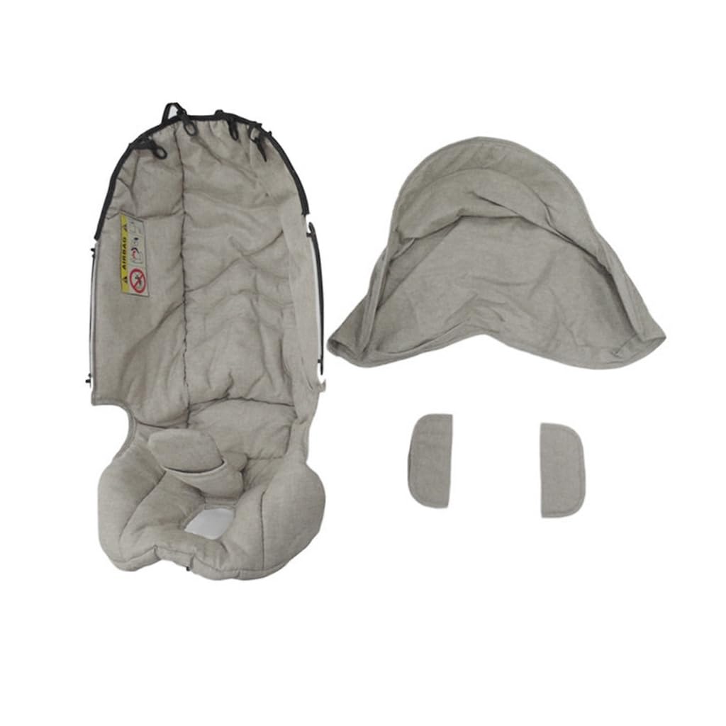 Coussin de poussette amovible chaud pour poussette par temps froid pour bébé tout-petit pour matelas de siège
