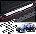 Plinthes Garnitures de seuil de porte pour Honda HRV 2016 2017 2018 2019 2020, seuil de pédale d'usure, accessoires de garniture de protection, acier inoxydable (4 pièces)