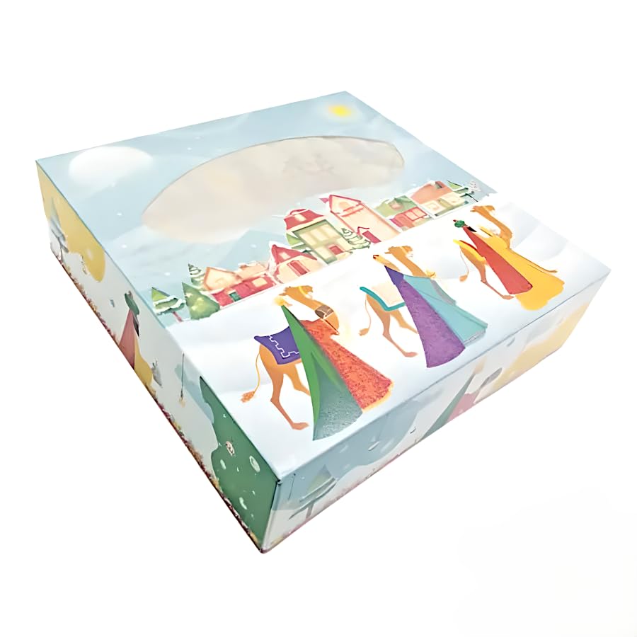CAJA PARA ROSCON DE REYES MAGOS - 26 X 8 CM