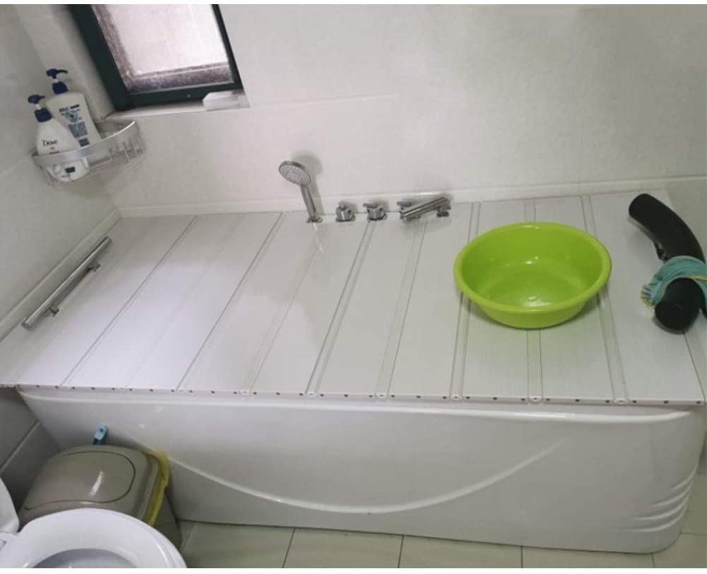 Obturateur baignoire PVC pliable JATIBOSH avec plateau tablette internet ordinateur