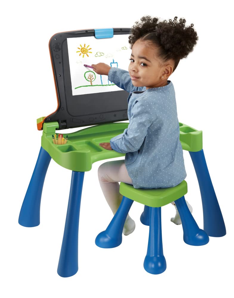 VTech 80-540904 5-in-1 Escritorio de Juegos, Multicolor