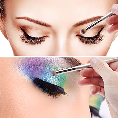 KELYDI Juego de brochas de maquillaje para ojos, 5 piezas, brochas de maquillaje, herramientas de belleza para sombra de… - Imagen 3