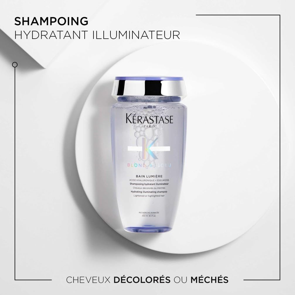 KÉRASTASE Blond Absolu - Routine Éclat & Réparatrice pour Cheveux Blonds - Méchés & Décolorés - à l'Acide Hyaluronique