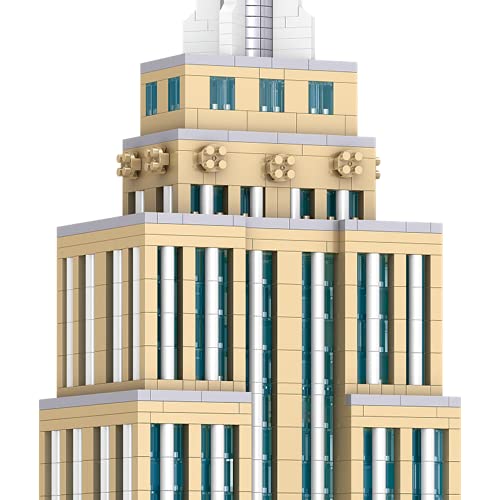 Dovob Architecture Empire State Building Micro Blocks Set（3819Pcs） - World Famous Architectural Model Toys Gifts For Kid And Adult #TOP1
