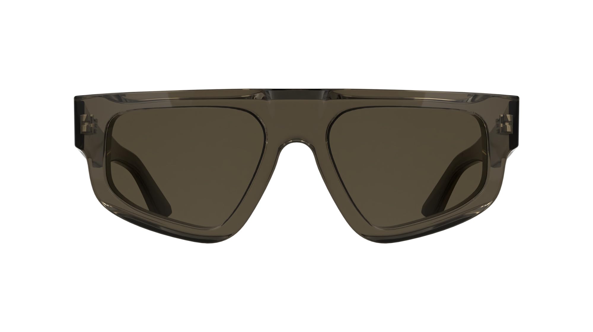 Calvin Klein Unisex Adult Sunglasses CK25539S - Transparent Brown with Solid Brown Lens