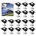 16 Pcs Solarmodul Halterung Mittelklemmen 30mm Schwarz, Solarpanel Halterung Aluminiumlegierung Solarpanel Halterung T-förmige Mittelklemme PV Photovoltaik-Solarmodulträger Mittelspannung für Gerahmte Baby,Schwarz günstig Kaufen-16 Pcs Solarmodul Halterung Mittelklemmen 30mm Schwarz, Solarpanel Halterung Aluminiumlegierung Solarpanel Halterung T-förmige Mittelklemme PV Photovoltaik-Solarmodulträger Mittelspannung für Gerahmte