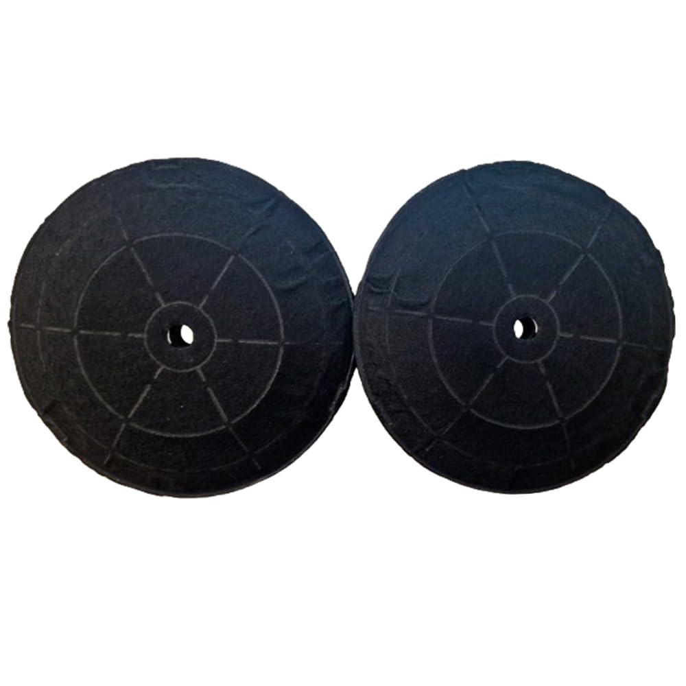 Dl Service Black Elica Extractor Hood Filters Cfc0038668 | Pair Of Filters Compatible With Elica Cooker Hood | Activated Carbon Filter Size: 17.2 X 3 Cm
