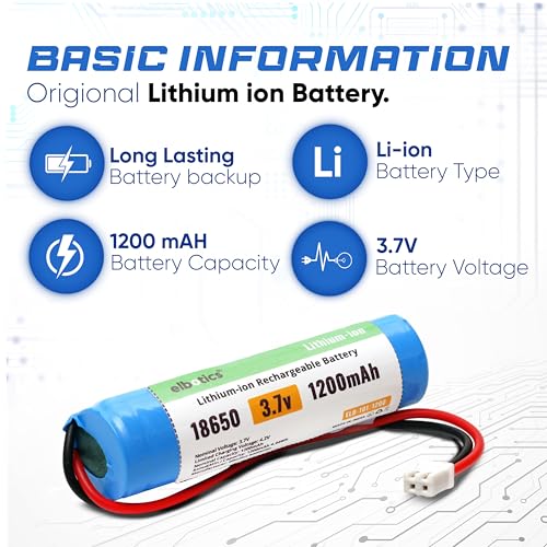 Image of 3.7 V 1200 mAh Rechargeable Batteries Lithium-Ion Battery with XH2.54 /2P Connector for DIY Electronic Products Toys Lighting, Bluetooth Devices (1200mAh XH2.54)