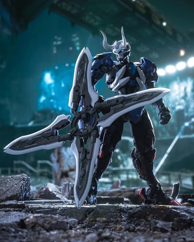 Image of Pipigirl Genuine License Plastic Model Action Figures Kits, Flame Soul Emperor of Flame, 8.66in Mecha Model, 1:100 Collectible Easy to Assemble Action Figures