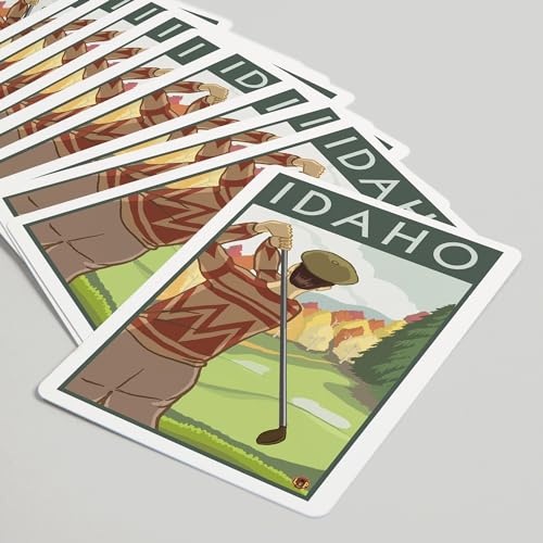 Baraja Póker Golfer Scene Idaho 52 Cartas Adultos miniatura 5
