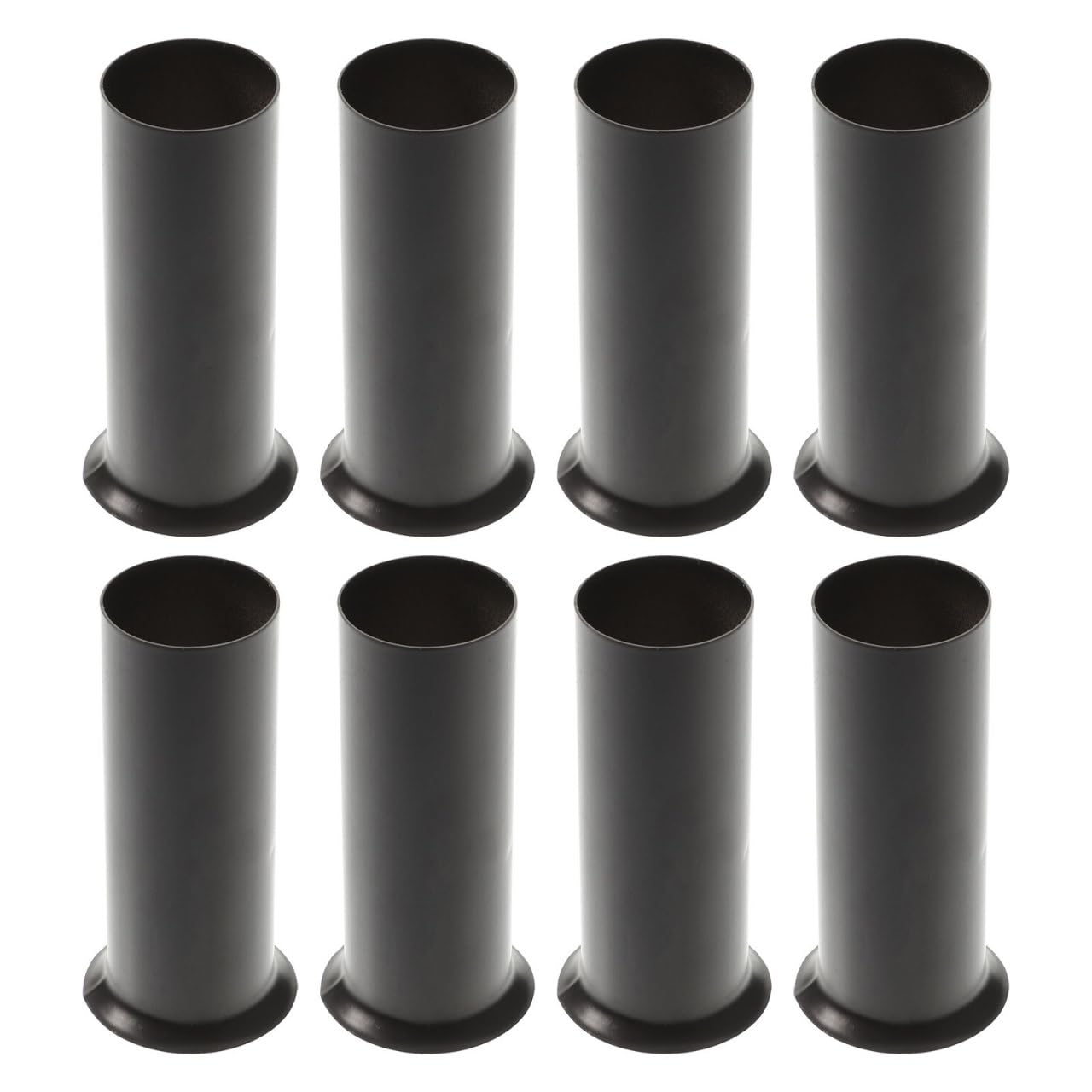 Casquillos de lámpara PRETYZOOM de metal negro con borde acampanado elegante