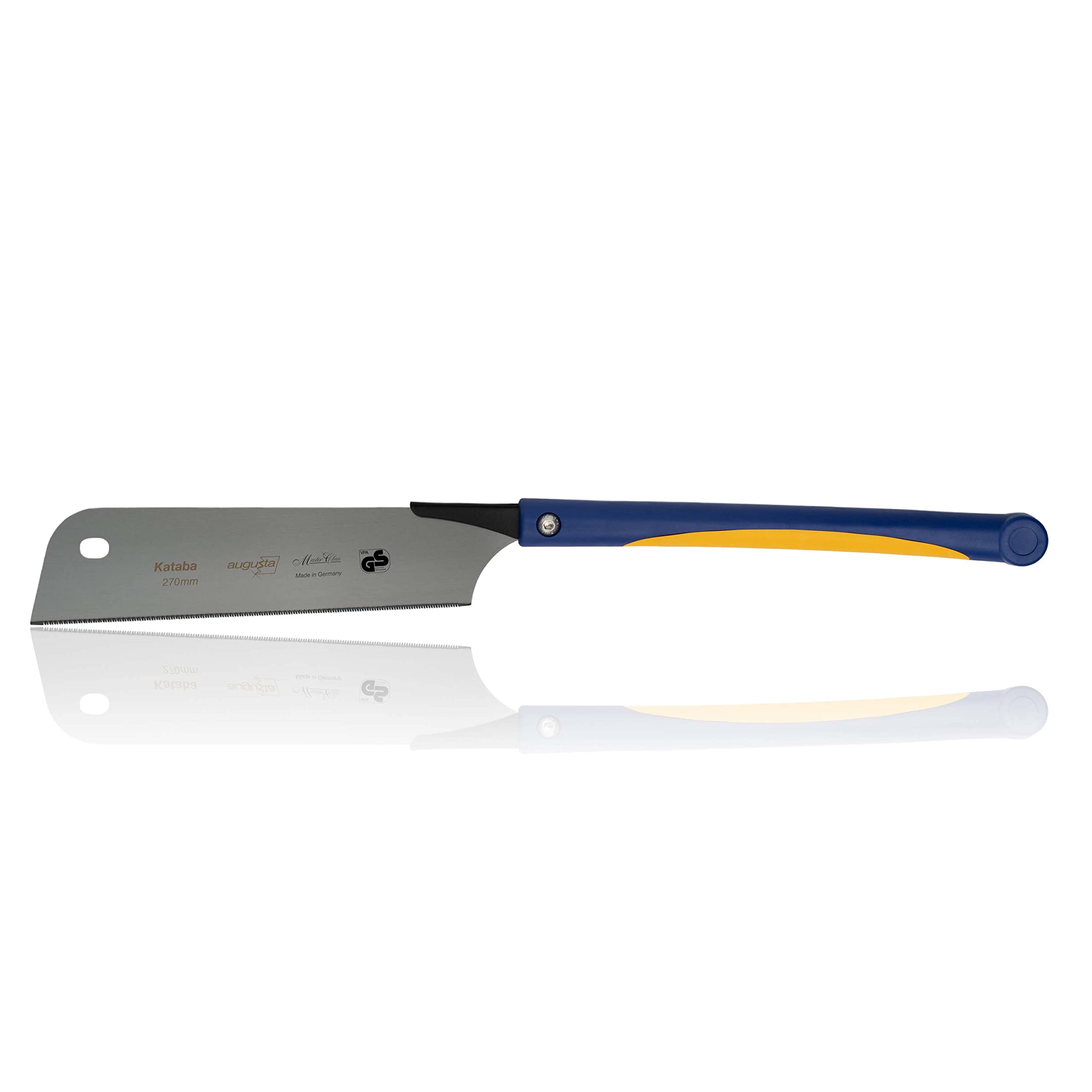 Augusta-Heckenrose scie japonaise Kataba 270 mm I Scie traditionnelle en acier C75 pour coupes fines I Scie à bois en acier poignée confort 2k
