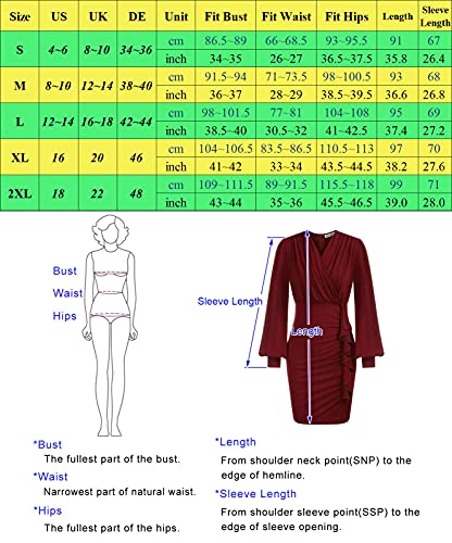 GRACE KARIN Dames Rockabilly etui-jurk business jurk potlood jurk CL1044 - Image 4