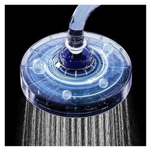 Pommeau de douche effet pluie jet réglable 5 modes argenté