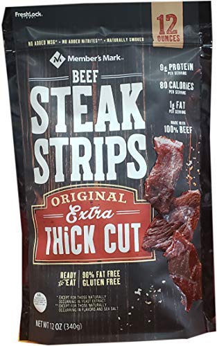 Member's Mark Steak Strips Extra Thick Cut 12 ounce-SET OF 2