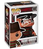 Robert Englund Freddy Krueger #02 Nightmare on Elm Street Facsimile Signed Reprint Laser Autographed Funko POP! Movies Figurine with Protector Case