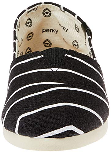 Alpargata Nilo Unissex Perky Shoes Bege Preto Listrado 41