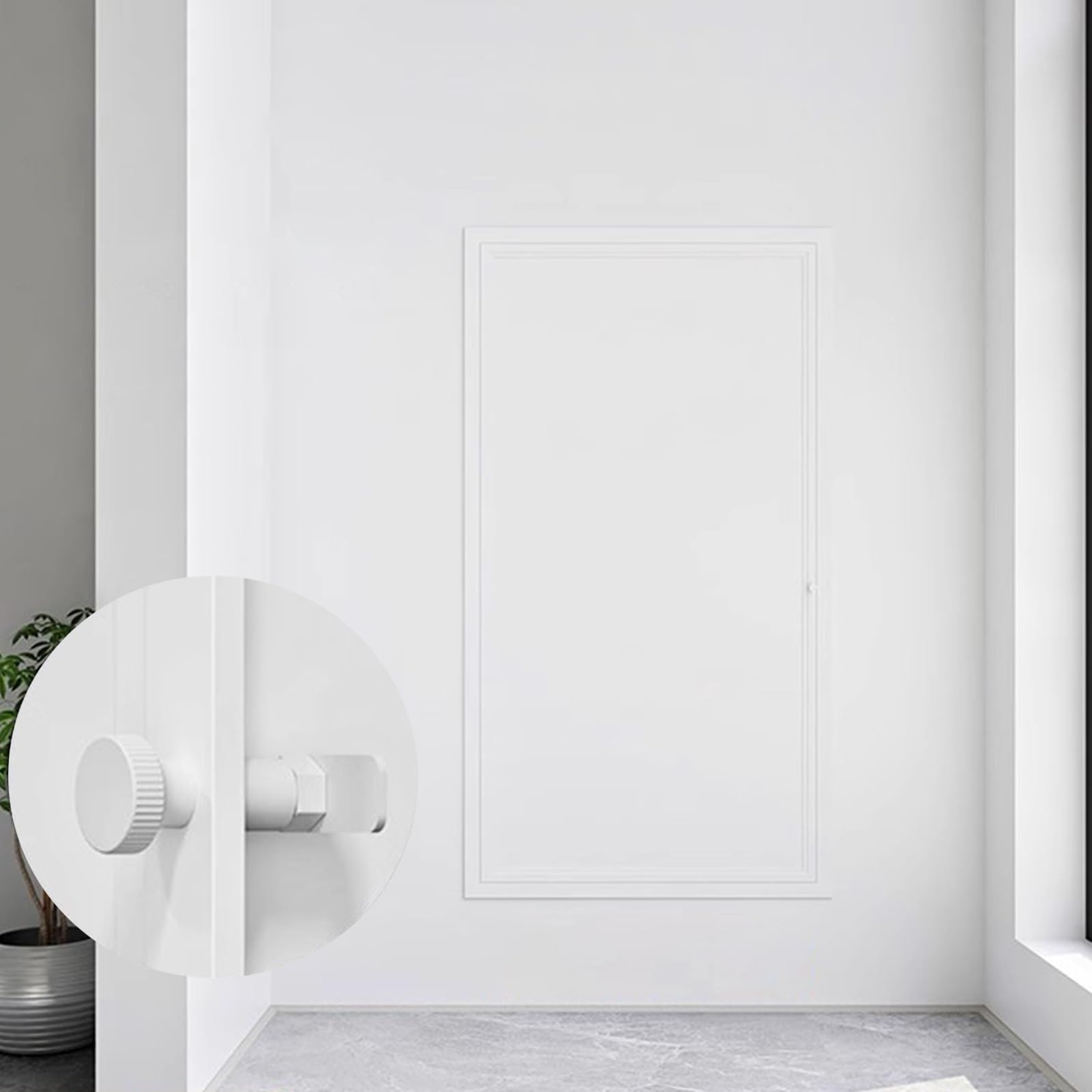 Panneau d'inspection en métal blanc 40x40 pour cloisons sèches de qualité