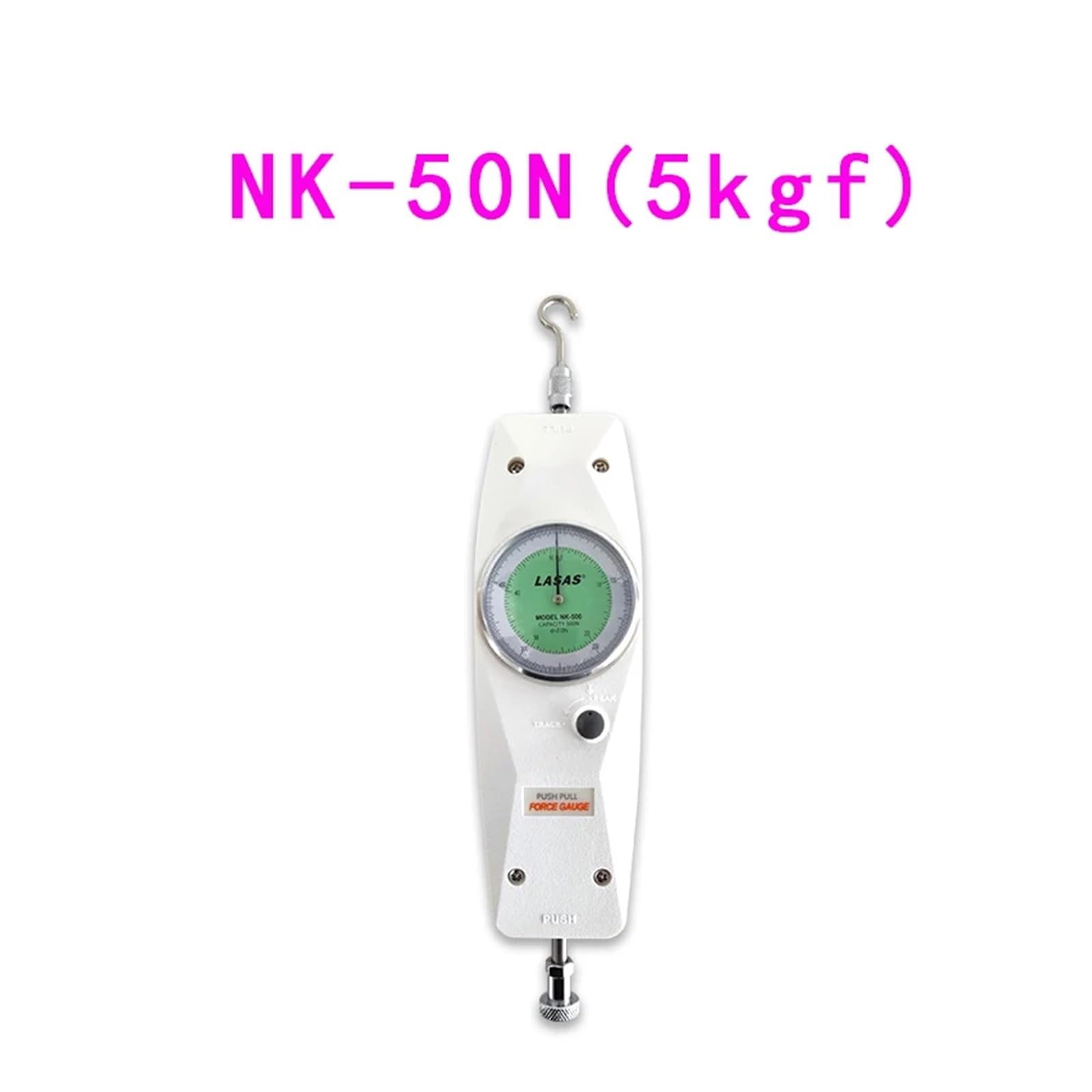 Medidor de fuerza, medidor de tensión, medidor de empuje y tracción analógico, instrumentos de medición dinamométricos(NK-50N 5kgf)