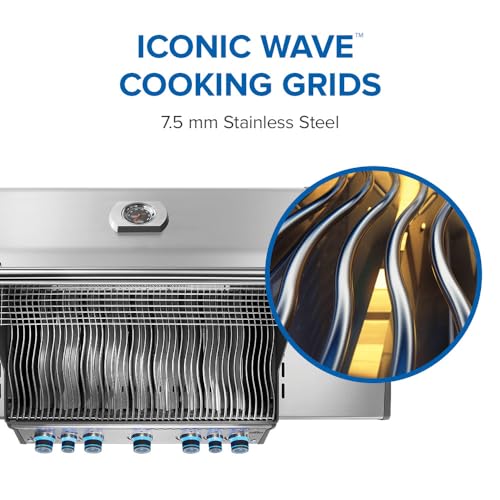 Napoleon Rogue PRO-S 625 Natural Gas Grill with Infrared Side and Rear Burners, Stainless Steel, Durable 7-Burner Outdoor BBQ by Napoleon - Image 8