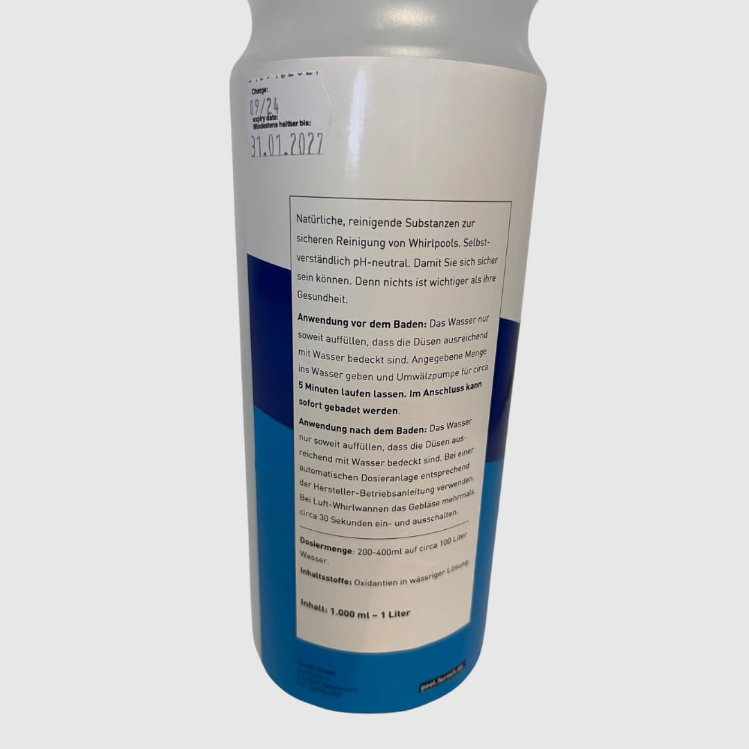 Limpiador para bañera de hidromasaje – 1 litro – Para una limpieza incomparable y un cuidado rápido